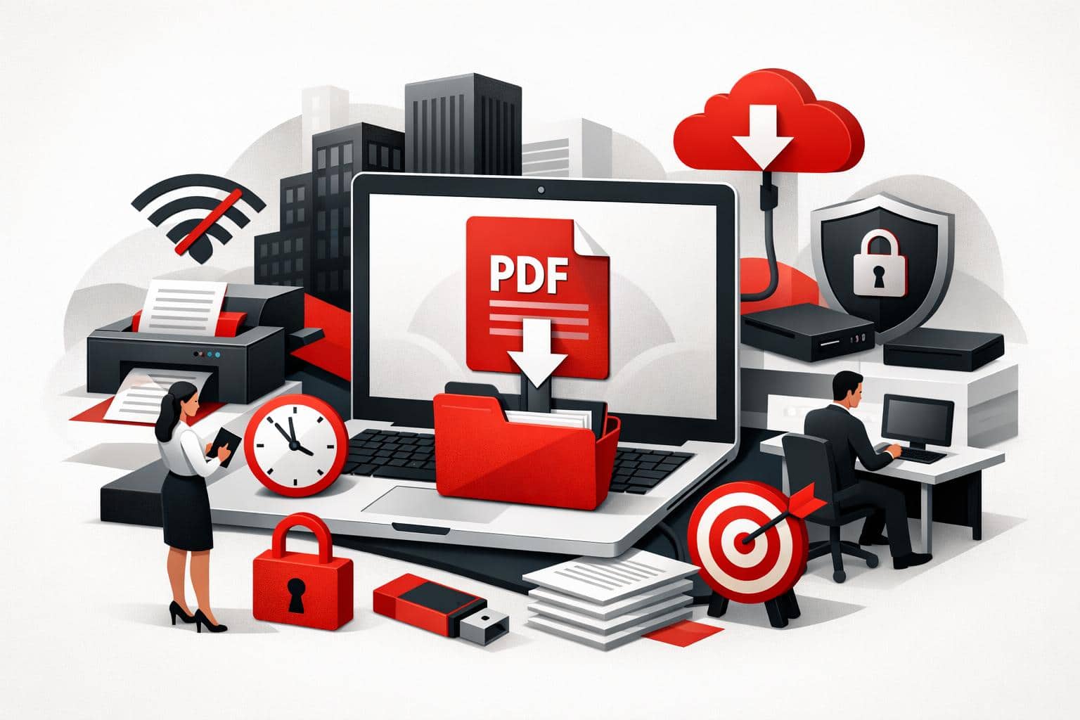 Por que as empresas estão levando os fluxos de PDF para o offline