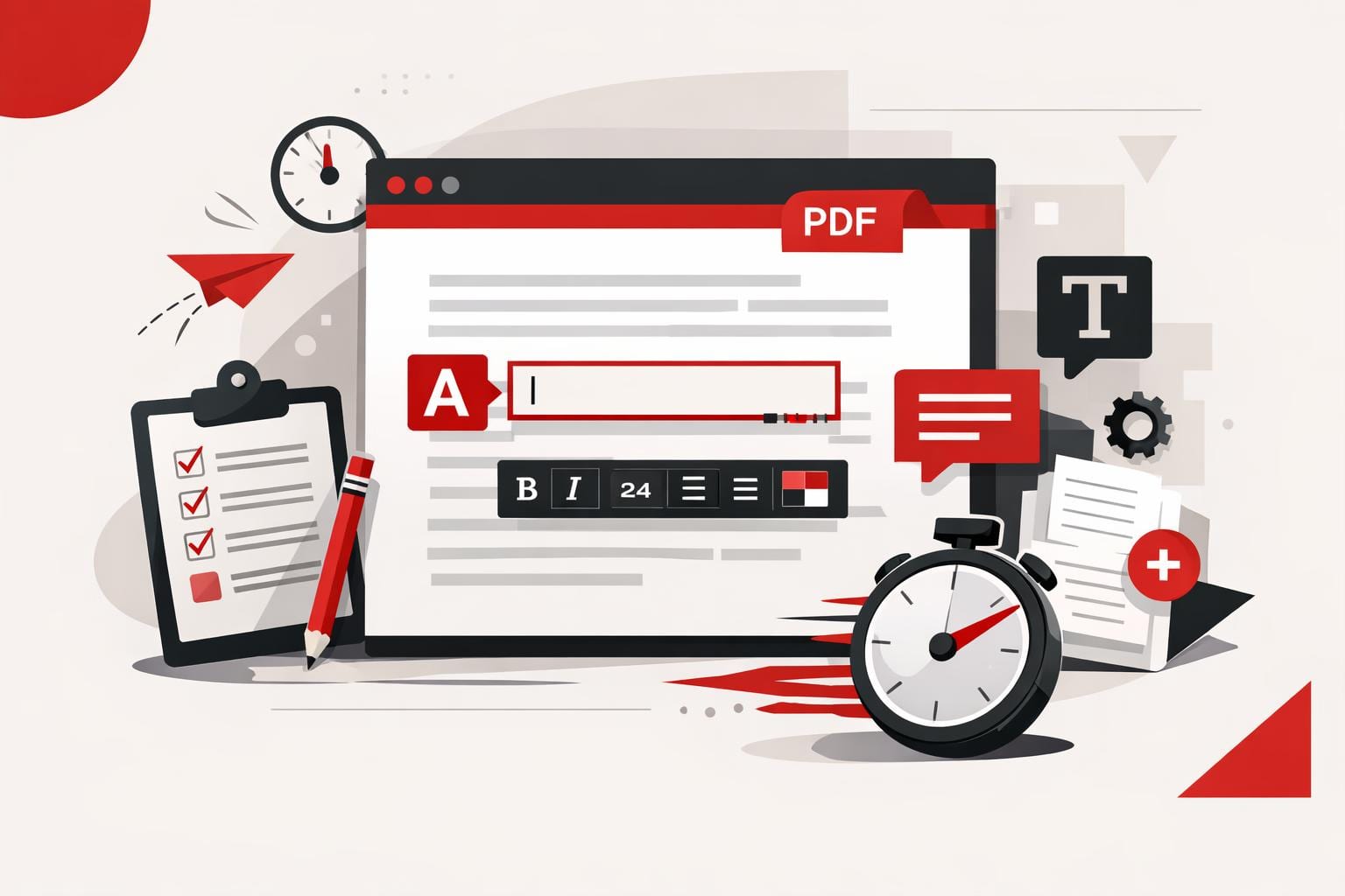 Text box added to a PDF document